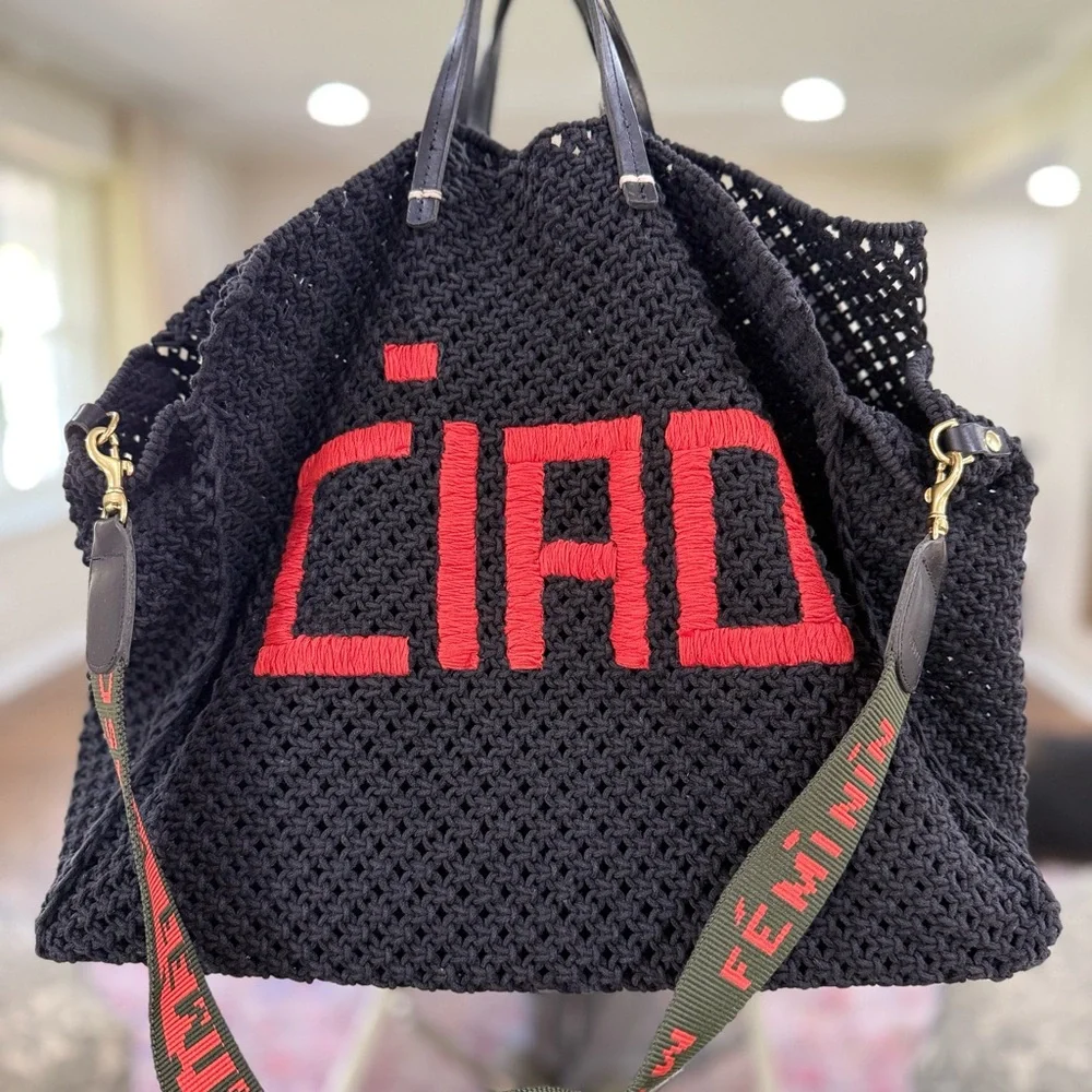 Clare V. Woven Ciao Tote + Masculin Feminin Strap - Picture 2 of 6